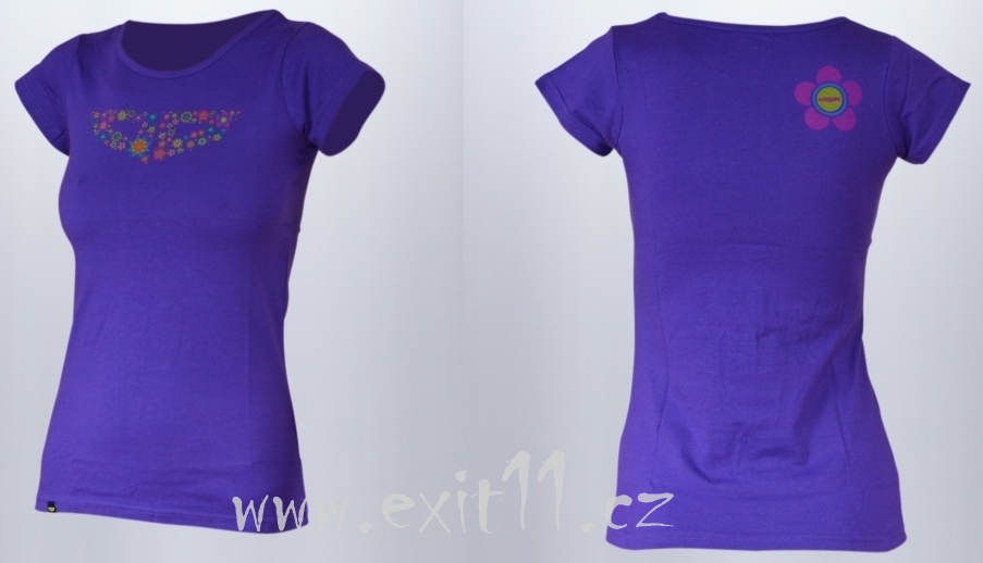 D�msk� tri�ko WOOX T-FLOX VIOLET